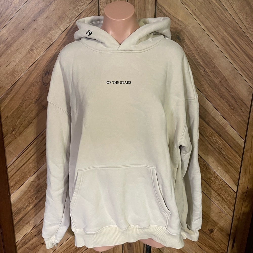 1985 Of The Stars Unisex Large Tan Pullover Hoodie - Picture 3 of 13